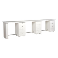 Маникюрный стол "Глория" тройной