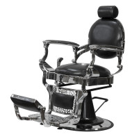 Кресло мужское барбер "Ричард" каркас хромированный