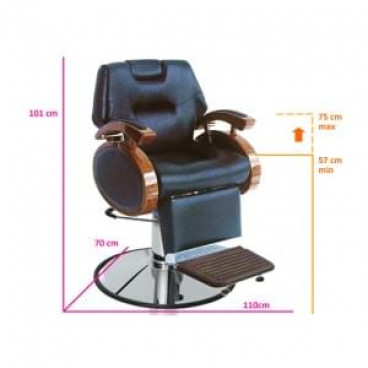 Мужское парикмахерское кресло C707