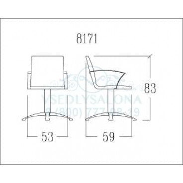 Кресло парикмахерское WINONA