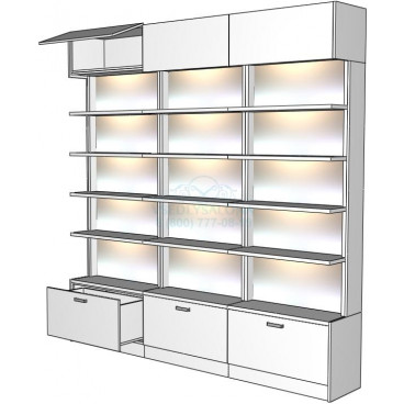 Витрина для косметики Open