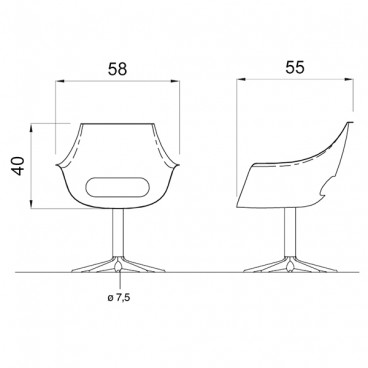 Кресло парикмахерское &quot;CLARA&quot;