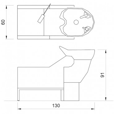 Парикмахерская мойка &quot;Washlongue Shiatsu 2011&quot;