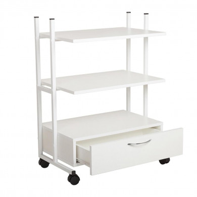 Тележка косметологическая Трио с ящиком