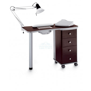 Стол маникюрный с вытяжкой 204 LХ W