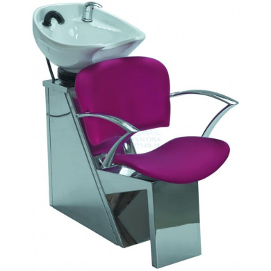 Мойка парикмахерская R ХРОМ с креслом ЛИРА 