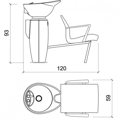 Мойка парикмахерская &quot;GRALUOTIS&quot;