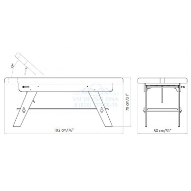 Массажная кушетка &quot;Sowelle&quot;