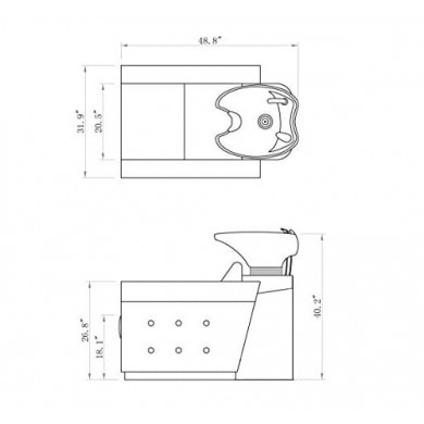 Парикмахерская мойка &quot;Foresta&quot;