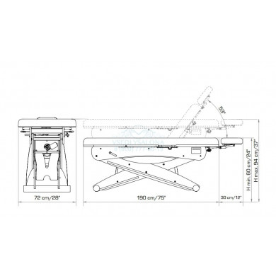 Массажная кушетка &quot;Sereneya-1S&quot;