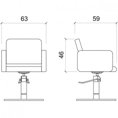 Кресло парикмахерское &quot;OLMA&quot;