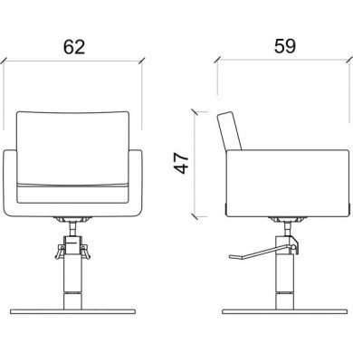 Кресло парикмахерское &quot;U-Shape&quot;
