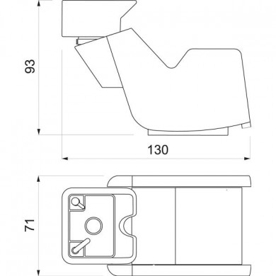 Парикмахерская мойка &quot;Ultrawash Basic Q&quot;